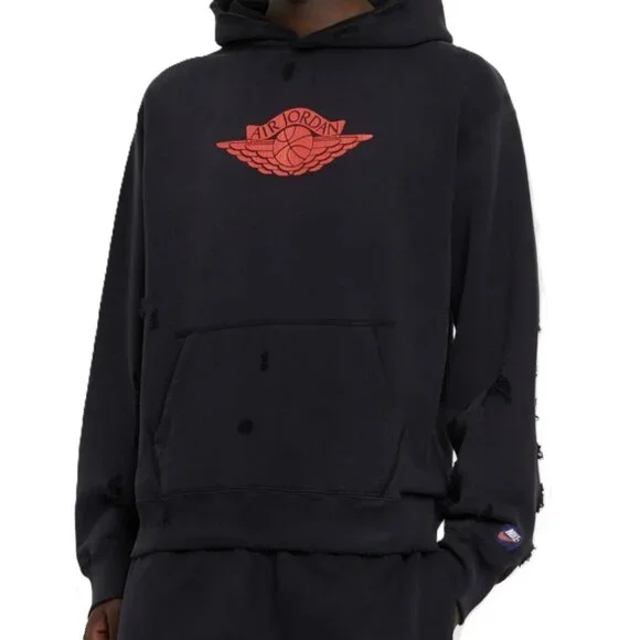 Nike Air Jordan Rare Air Fleece Pullover Hoodie IB3003-010 Black Men’s Sizes